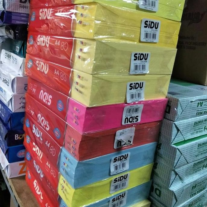 

BEBAS ONGKIR - Kertas Spektra HVS Warna 80 gram / Rim