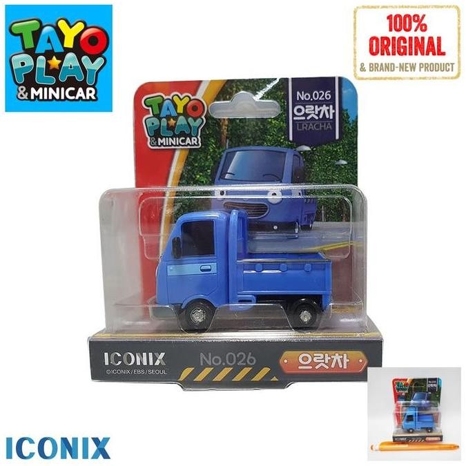 Diskon Mainan Tayo Mini Car Iracha Lracha Iconix - Bus Karakter Lucu Korea