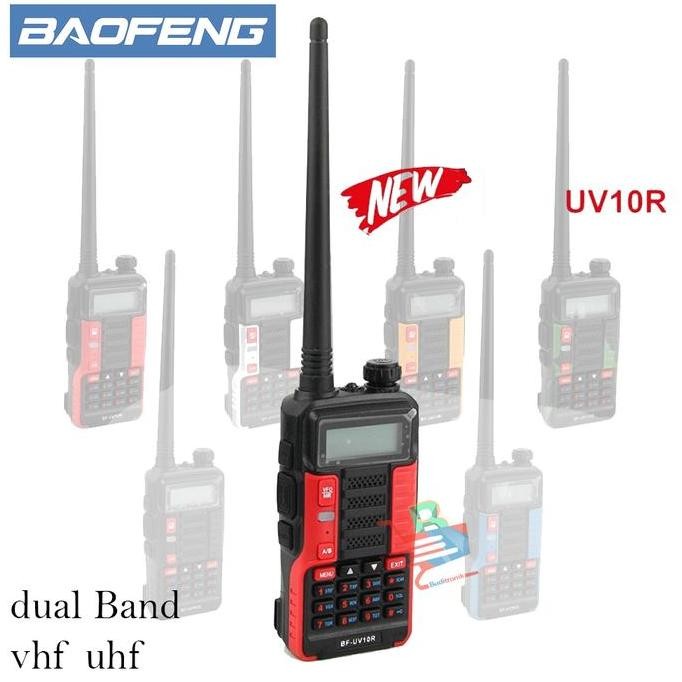 TERBARU - HT Baofeng UV-10R HT Dualband Ori Baru Garansi
