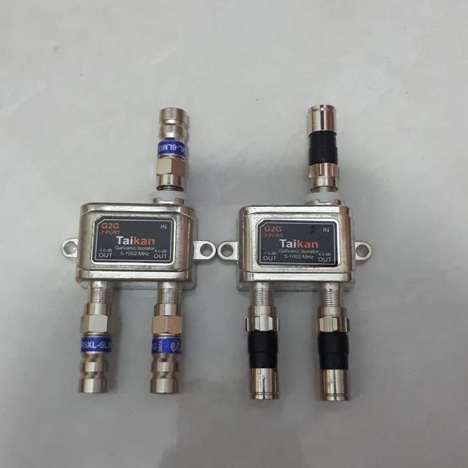 SIAP KIRIM SPLITTER ANTENA TV 2 WAY + DRAFF CONNECTOR SINYAL