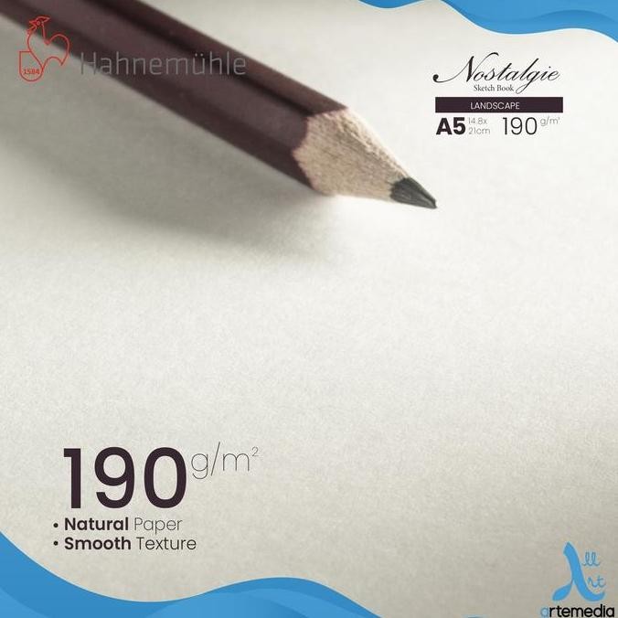 

TERMURAH - Hahnemuhle Nostalgie Hard Cover Sketchbook