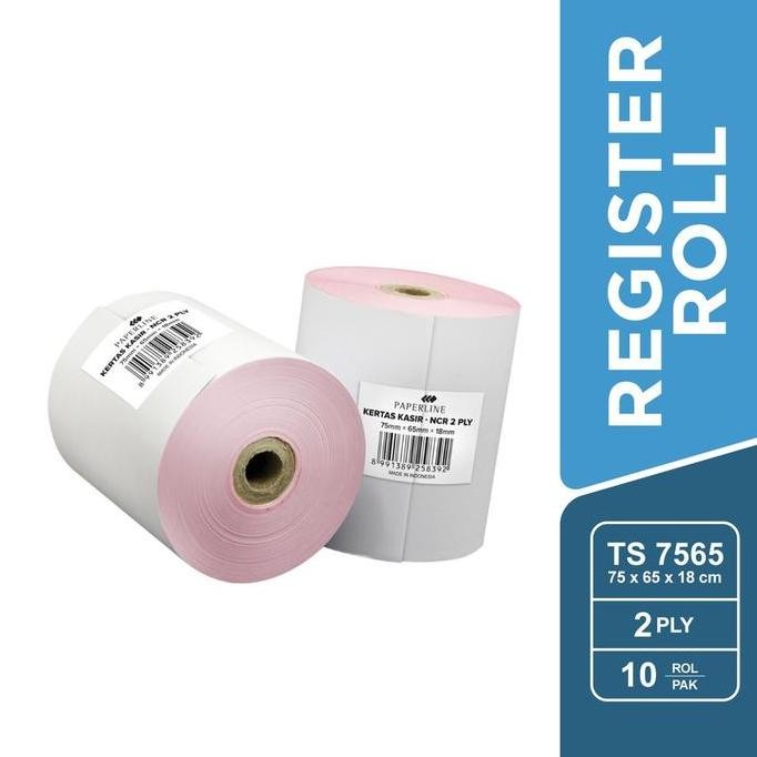 

BEBAS ONGKIR - Paperline Register Roll 7565 / 2