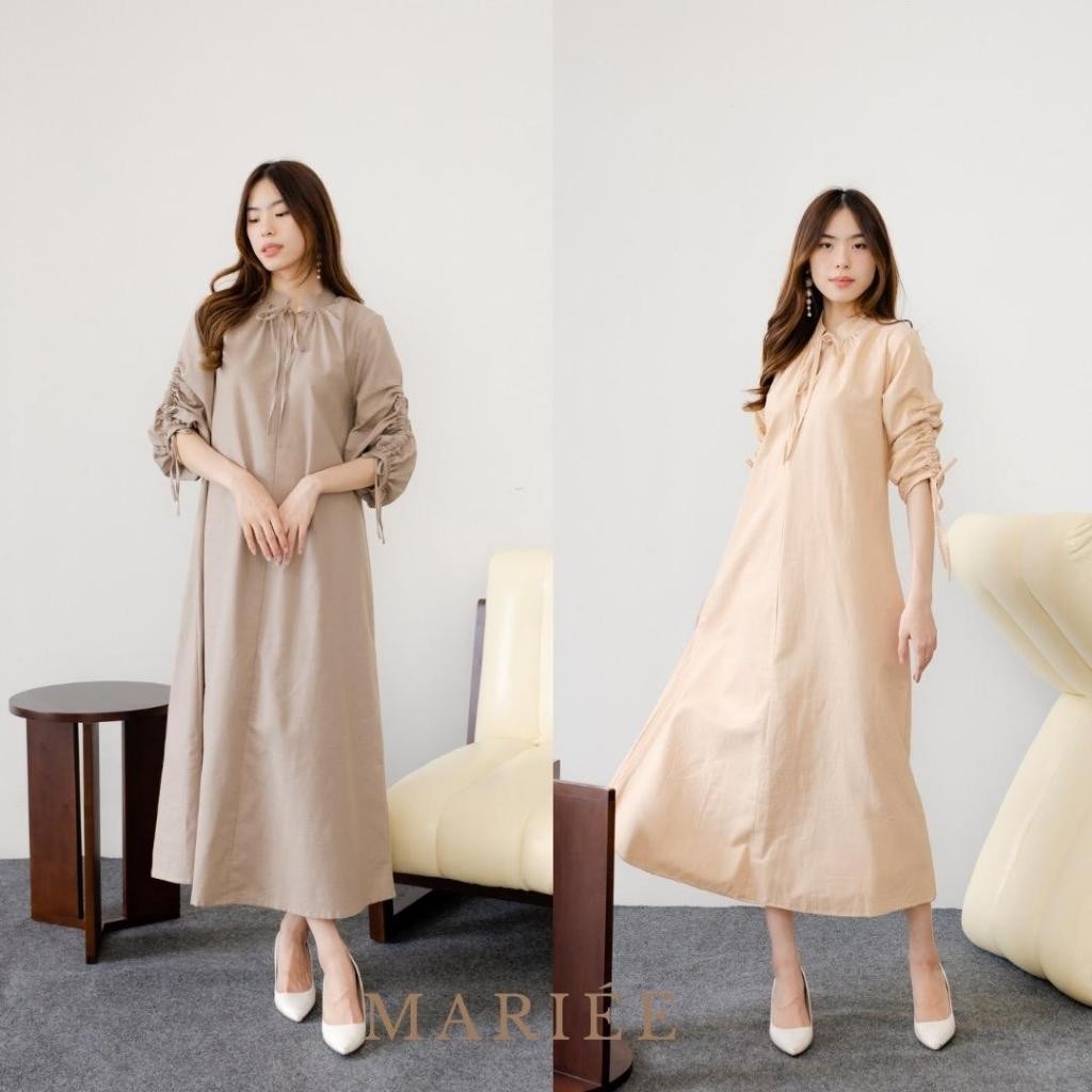 Dd Lyla Linen Dress | Dress Linen | Dress Putih | Gamis