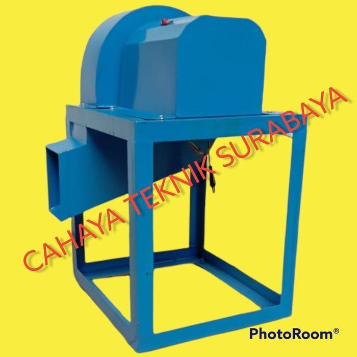 ATS Mesin cacah rumput dan daun pandan lengkap Dinamo 200 watt/Mesin Chopper pencacah rumput otomati