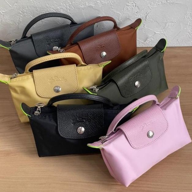 TERBARU - LC Le Pliage Original Mini XS Pouch With Top Handle