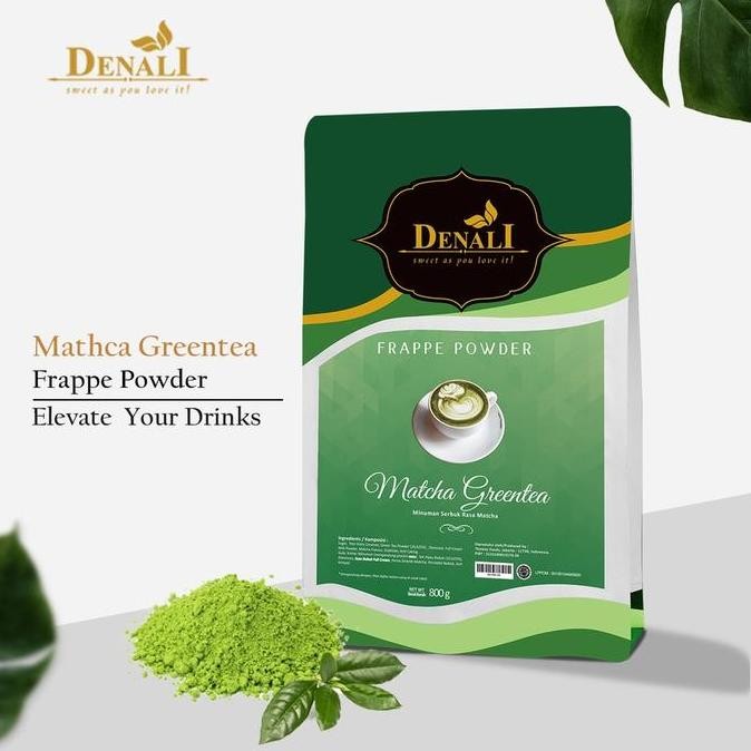 

Denali Powder 800 Gram Matcha Greentea Denali Bubuk Rasa Matcha (Mine)