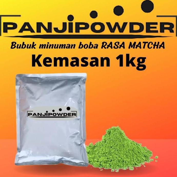 

Serbuk Minuman Kekinian Rasa Matcha 1Kg Bubuk Minuman Rasa Matcha (Mine)