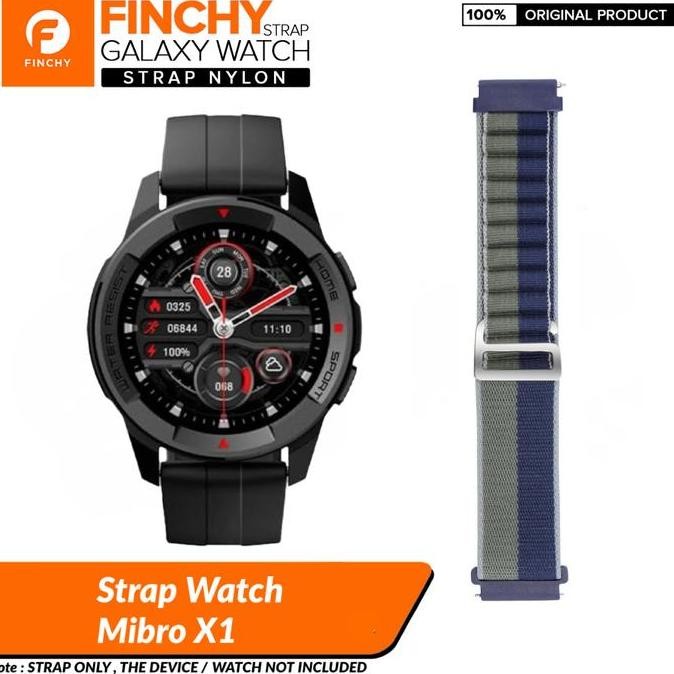 Finchy nylon strap Mibro X1 quick release replacement wristband