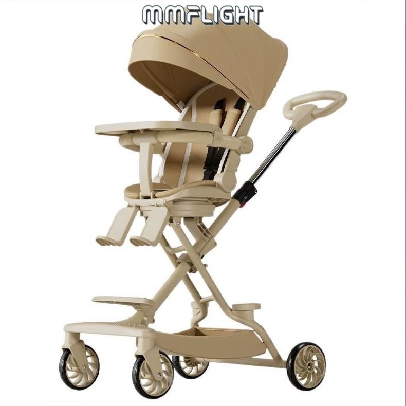 Terlaris Mmflight Stroller Anak Stroller Bayi Lipat Travelling Kereta Dorong Bayi 2 Arah 0-5 Tahun