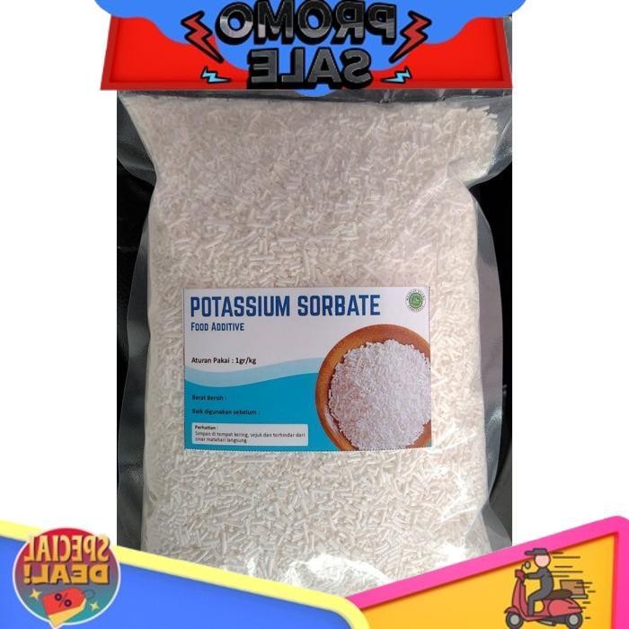 

Smile Today Pengawet Makanan Potassium Sorbate | Kalium Sorbate | Pengawet Food Grade