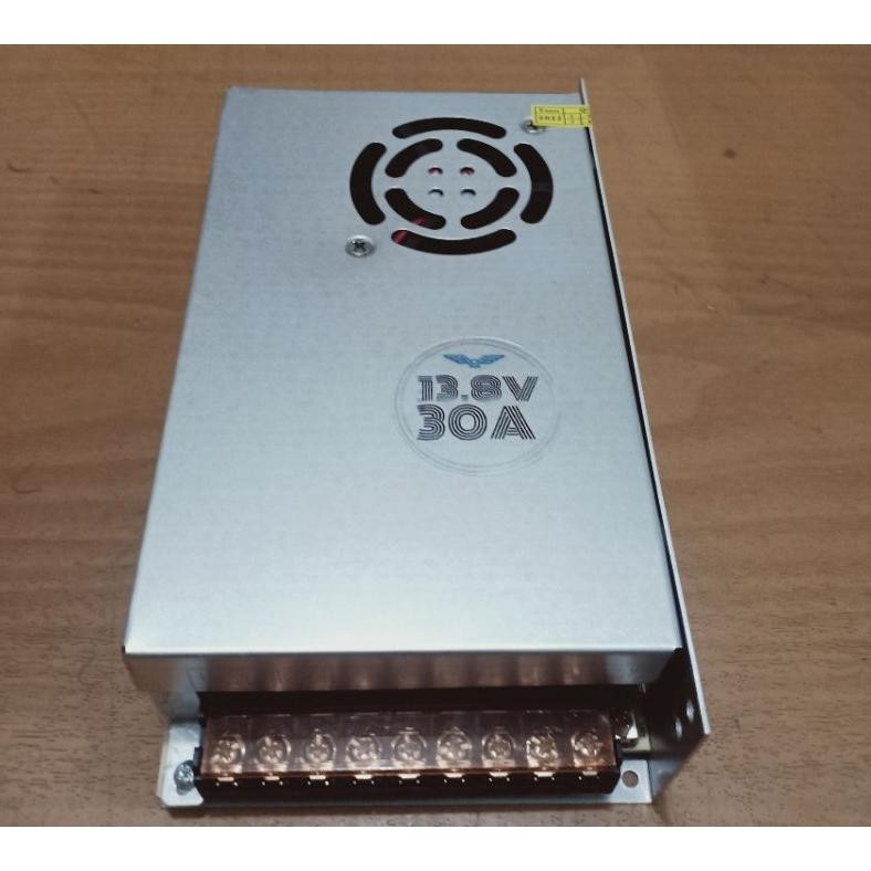 DT5 >> power supply switching 13.8v adjustable 12v 360w 30A Rig LED cctv psu travo regulator transfo