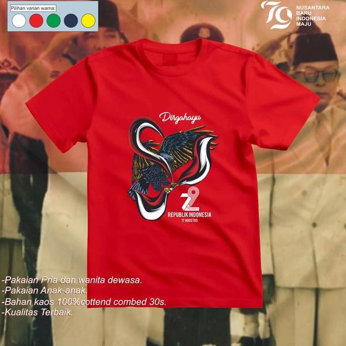 (Allthebest) Jual Kaos 17 Agustus Kemerdekaan Indonesia Banyak Model - Baju Agustusan Dirgahayu HUT 