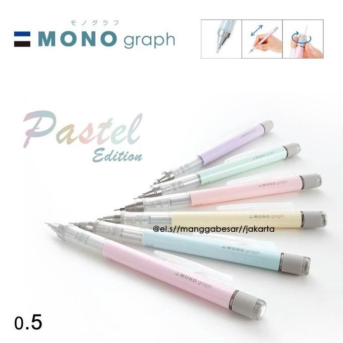 

Tombow Mono Graph 0.5 Pastel Edition (Pensil Mekanik)