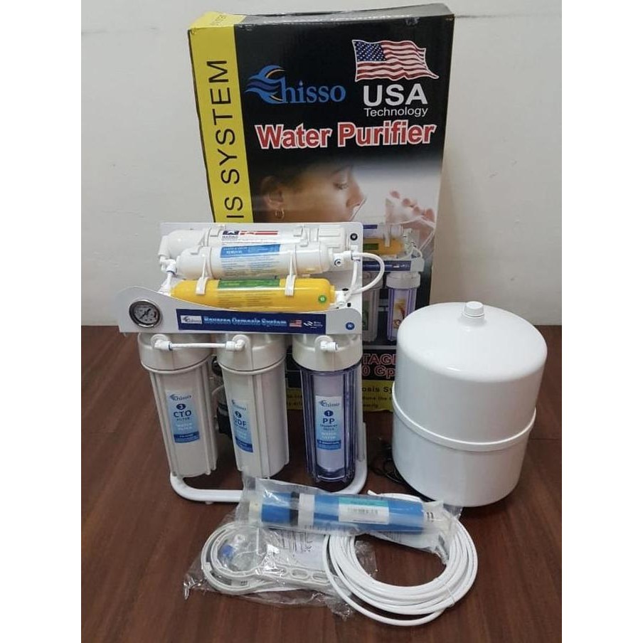 PAKET MESIN RO - WATER PURIFIER CISSO 100 GPD/ FILTER AIR MINUM
