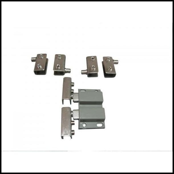 Magnet Kaca Pintu Double Lemari Kaca Komplit Engsel Pivot Lemari Kaca