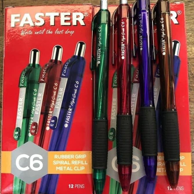 

Pulpen Faster C6 Hitam Cetek