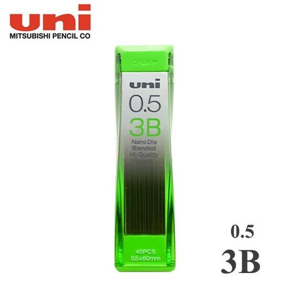 

Uni Nano Dia Pencil Lead 0.5 Mm 3B / Isi Pensil Mekanik 3B - 0.5 Mm