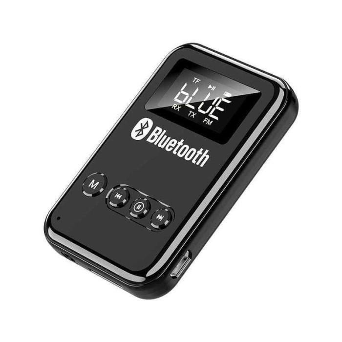Audio Bluetooth 5.0 Transmitter Receiver Adapter AUX FM - K6 Terbaik Berkualitas