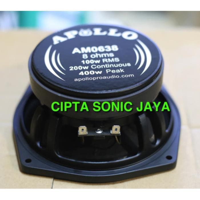 speaker 6 inch apollo 0638 midrange Terbaru Berkualitas