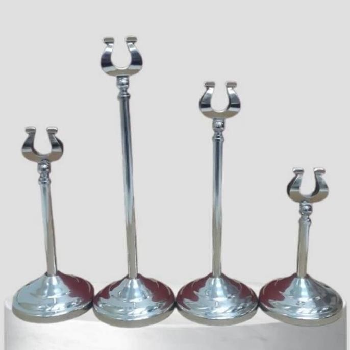 

Stainless Steel Table Number Place Card Holder Menu Stand U Shaped (Sale)