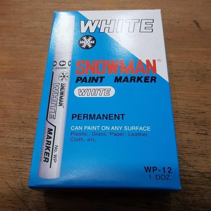 

Spidol Snowman Paint Marker White