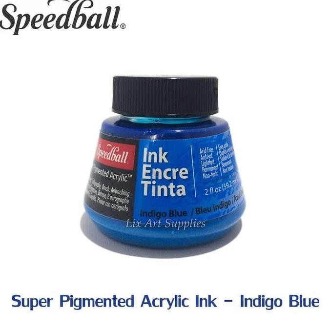 

Speedball Pigmented Acrylic Ink - Indigo Blue 2 Oz (59Ml)