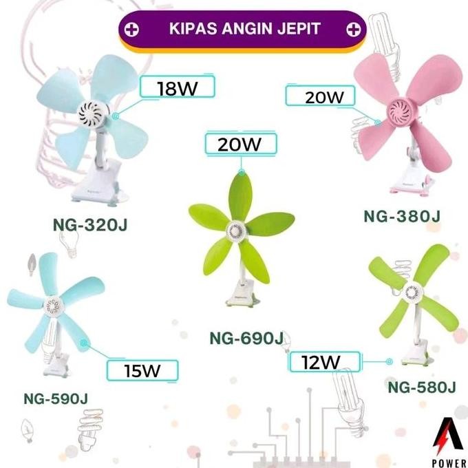 TERBARU NAGASAKY - KIPAS ANGIN JEPIT TERMURAH