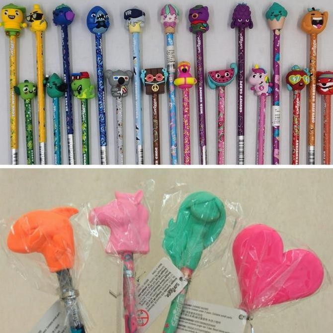 

Ready Sale Smiggle Scented Pencil With Eraser Topper - Ori