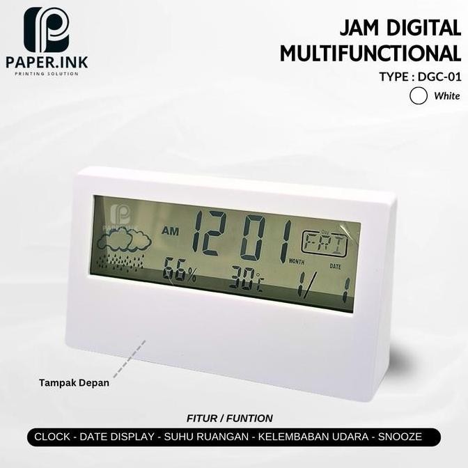 Jam Digital Multifunction Custom - Dgc01 - Souvenir Promosi