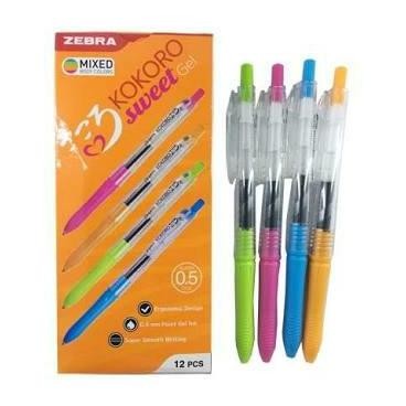 

Pulpen Kokoro Gel Zebra Kokoro Hitam 0.5 Grosir Perlusin
