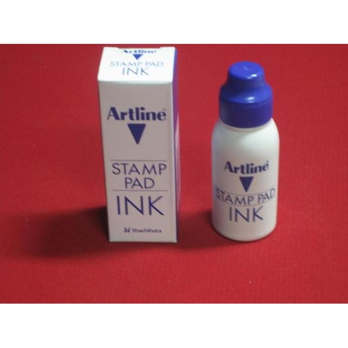 

Tinta Stamp Artline Ink Blue Red Colour