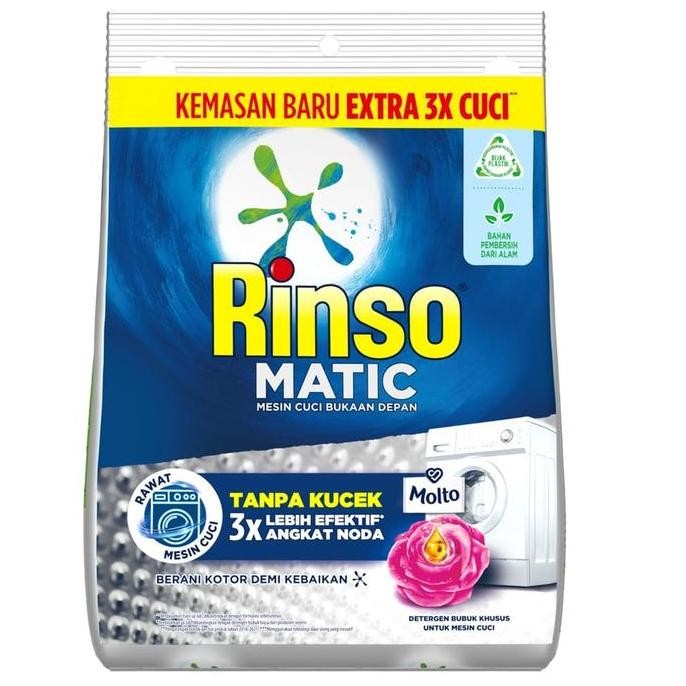 Rinso Matic 1Kg Bukaan Depan/Rinso Matic Front Loading/Rinso Matic 1Kg