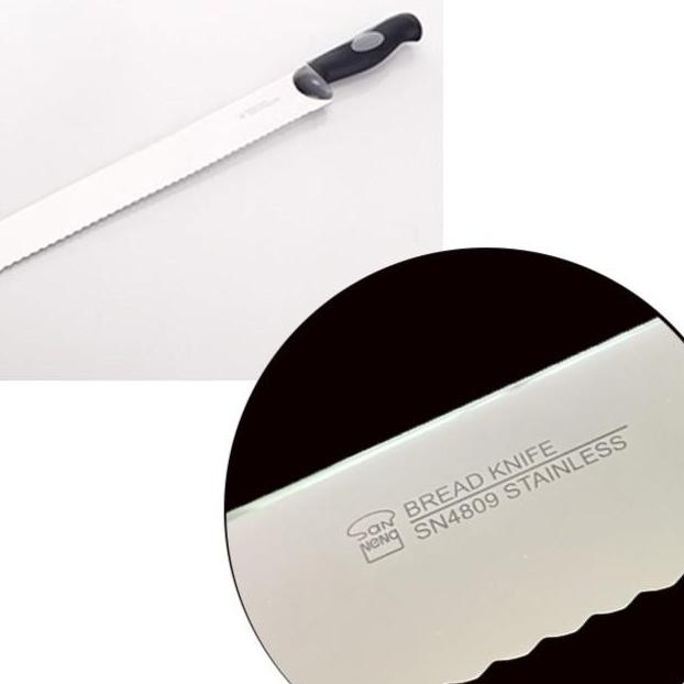 

Terbaru! Sanneng Sn4809 - Bread Knife-Dual Color Plastic Handle 40Cm