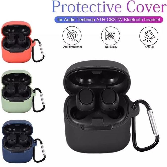 Baru Casing Silikon Pelindung Earphone Audio-Technica ATH-CK3TW - Protective Case Headset