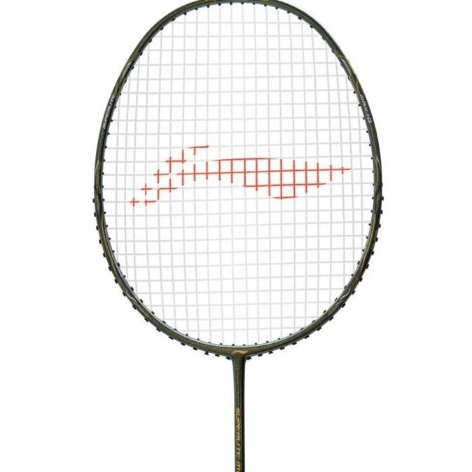 Sale Fullset Raket Raket Badminton Lining Superlite Max 10 Emerald / Gold - Raket Badminton Original