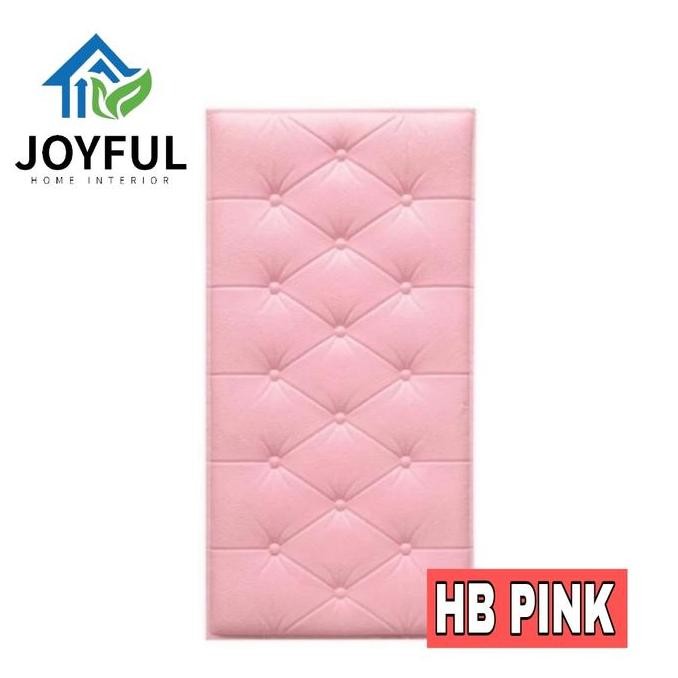 (Allthebest) Wallpaper Dinding 3D Foam Headboard Bed Busa