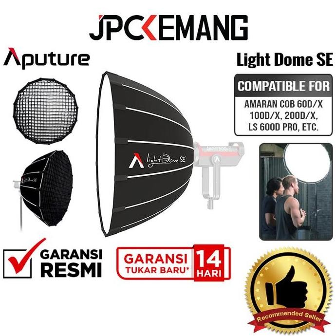 Aputure Light Dome Se Parabolic Softbox With Grid Studio Lighting Diffuser Garansi Resmi