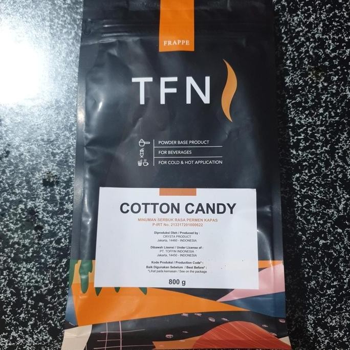 

Baru Toffin Frappe Cotton Candy 800gr - Bubuk Rasa Permen Kapas Premium