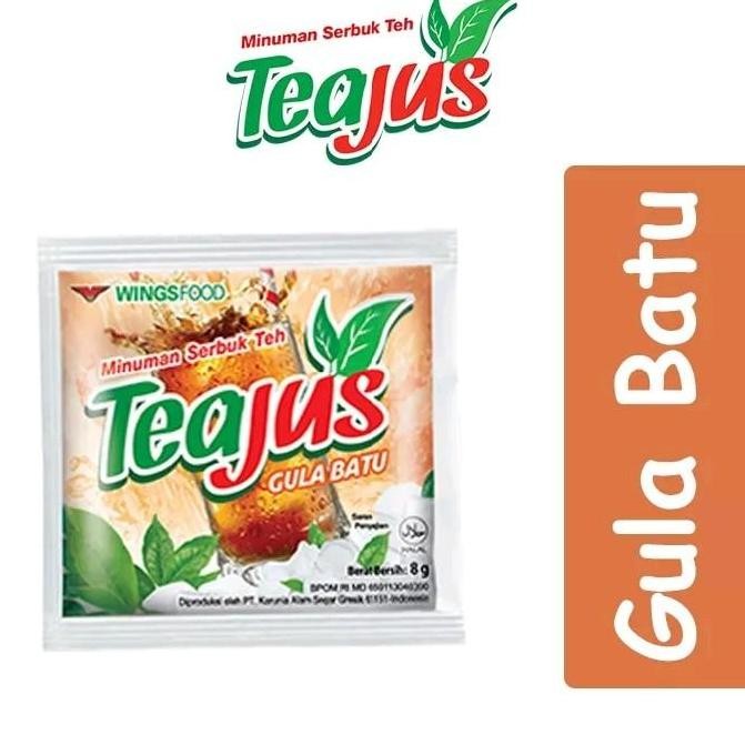 

Baru Gula Batu Teajus 1 Dus 360 Sachet - Gula Kristal Premium Minuman & Masakan