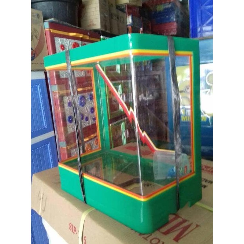 Promo--Aquarium Es Kelapa Kecil | Acrylic Es Buah + Gayung Lion Star
