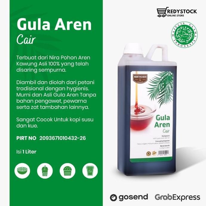 

Baru Gula Aren Cair 1 Liter - Palm Sugar Premium Asli untuk Boba, Kopi, Kue