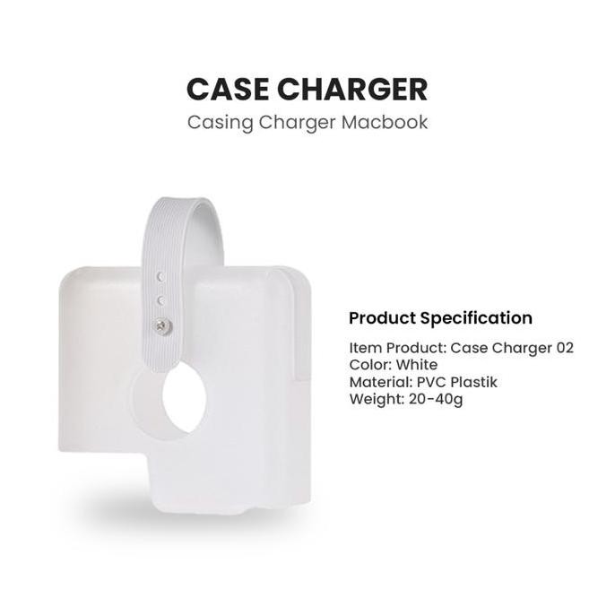 Sale Cover Charger Macbook Power Adapter Case Pvc Pelindung Kabel