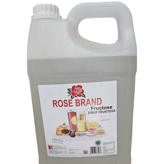 

Baru Gula Cair Fruktosa Rose Brand 5kg - Gula Cair Untuk Minuman & Dessert