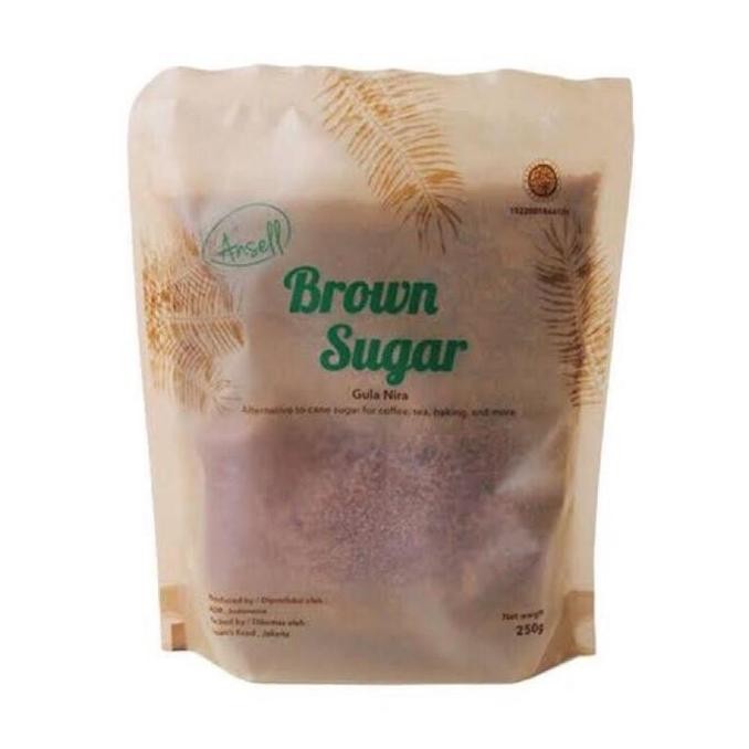 

Baru Brown Sugar Gula Nira Ansell 250gr - Gula Merah Organik