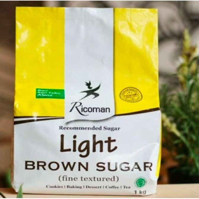 

Baru Ricoman Light Brown Sugar Premium - Gula Merah Halus Aneka Ukuran