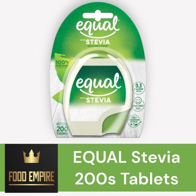

Baru Equal Stevia Tablet Pemanis Nol Kalori Pengganti Gula