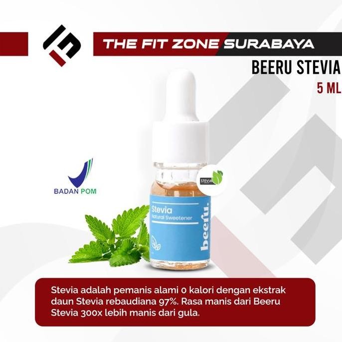 

Baru Beeru Stevia Natural 15ml - Pemanis Sehat Nol Kalori Pengganti Gula