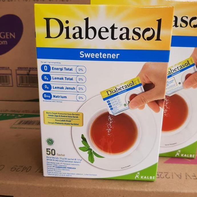 

Baru Diabetasol Sweetener Gula Diet Rendah Kalori untuk Diabetes
