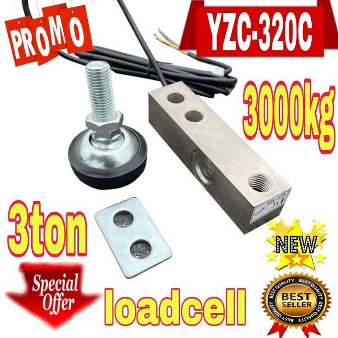 Promo Loadcell 2Ton 2000Kg Sensor Timbangan Floor Scale 2Ton