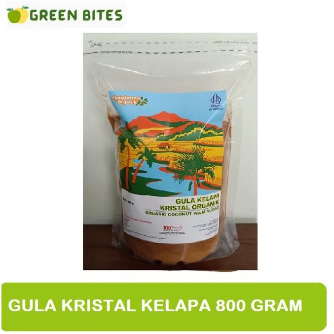 

Baru Gula Kelapa Kristal Organik 800 gram - Gula Sehat & Alami